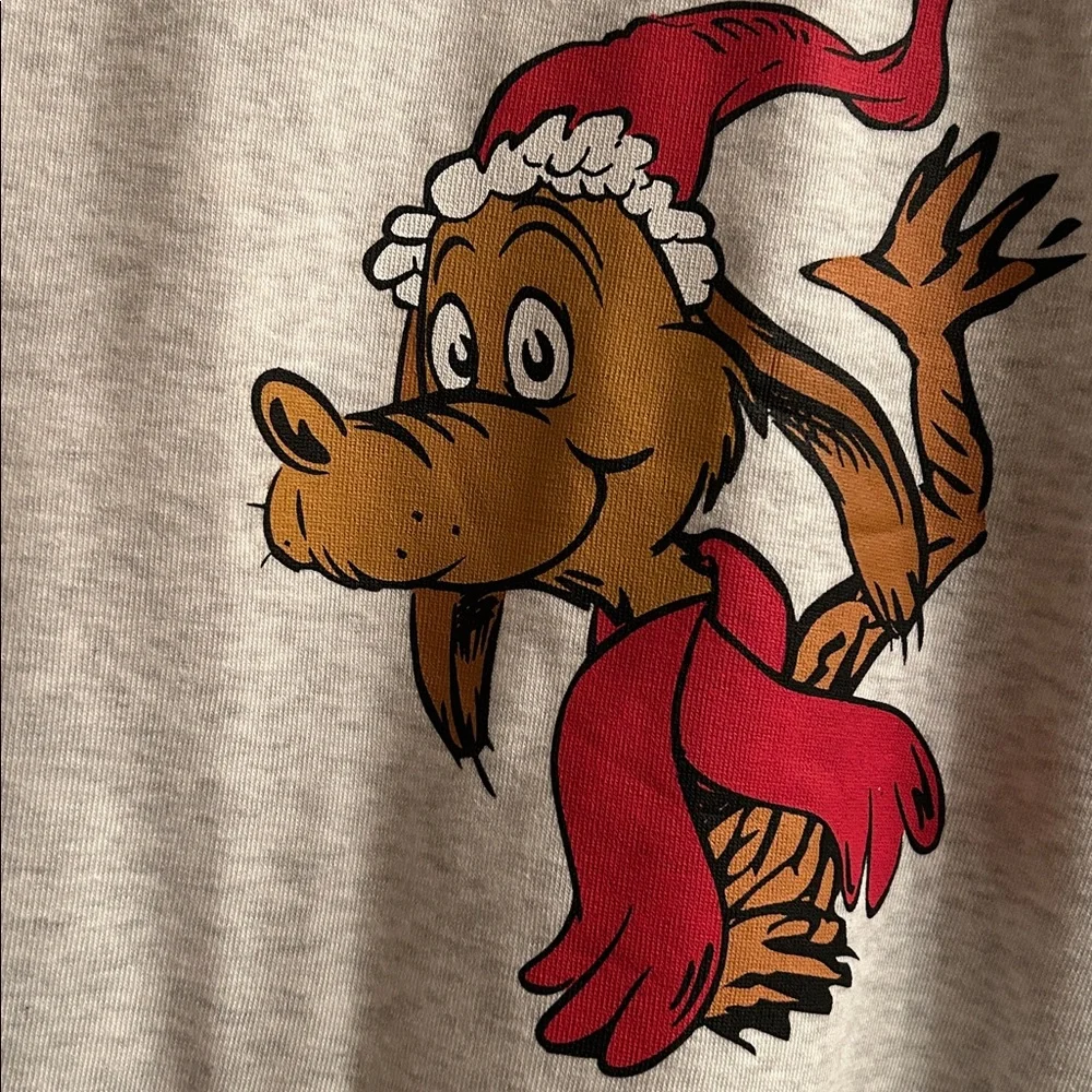 NEW Target Dr. Seuss The Grinch Graphic Sweatshirt in Gray; Size X-Large - Picture 4 of 6
